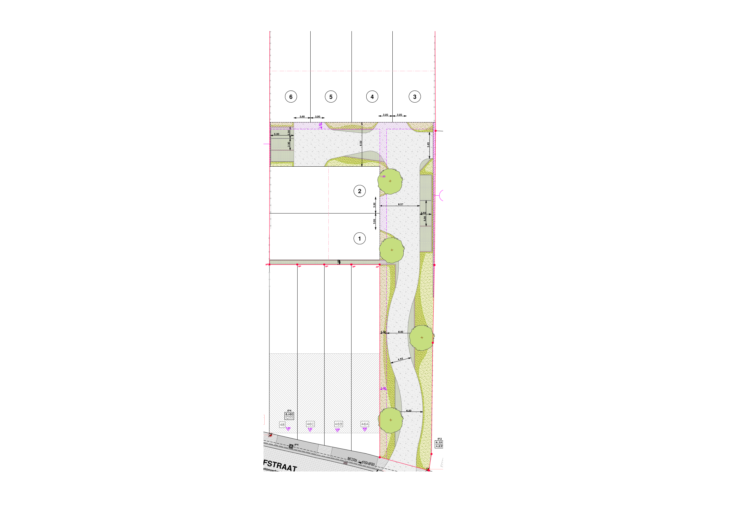 Bouwen van 6 nieuwbouwwoningen